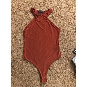 Racer cut out bodysuit